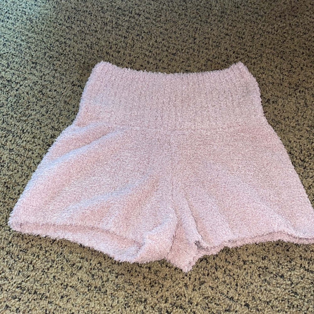 Super cozy pink blush shorts